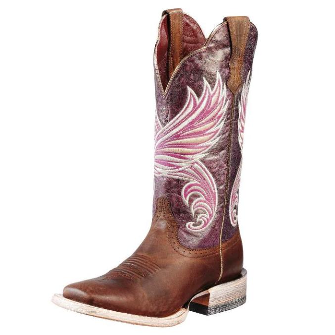 10010176 Women's Ariat Fortress Roper Square Toe Cowboy Boot